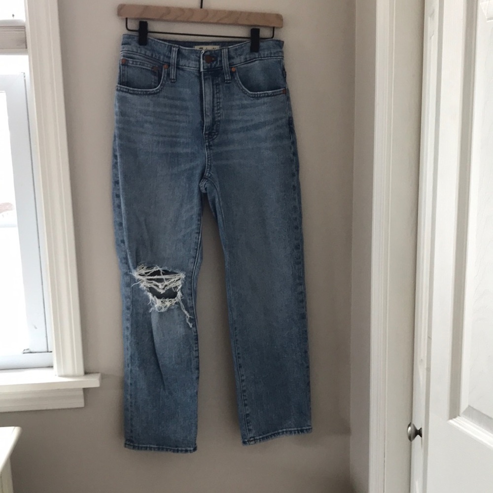 Madewell Perfect Vintage Straight Jean (Reinhart wash)